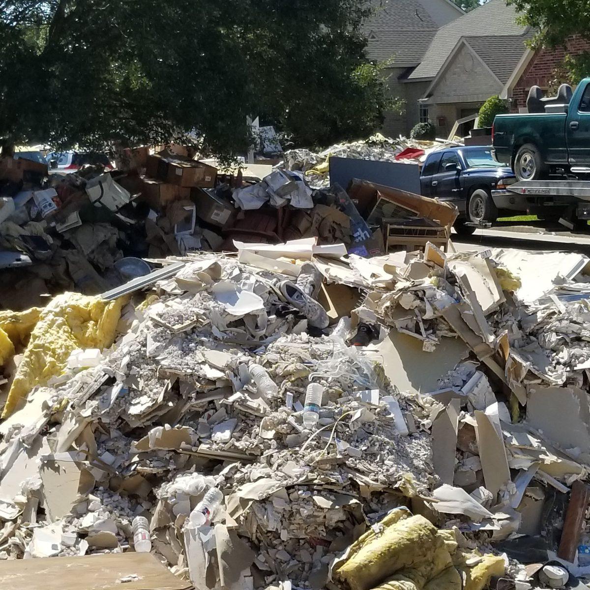 Cleanup of Houston, Texas in the aftermath of Hurricane Harvey. Harvey is just one of many natural disasters to occur this year.