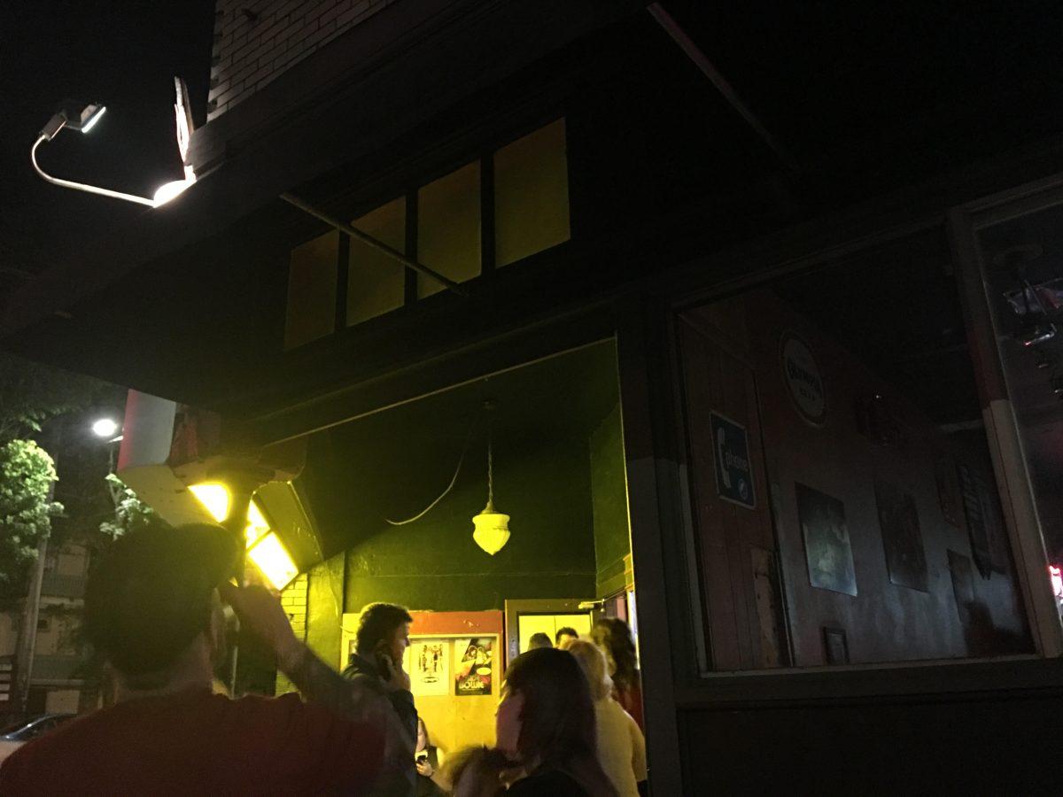 The outside of The Clinton Street Theater before a midnight showing of The Rocky Horror Picture Show. Photo by Abby Chapman