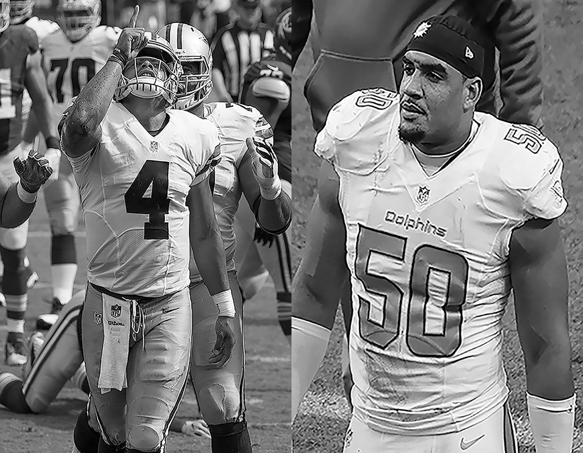 Cliff Avril, Olivier Vernon, and Dak Prescott. These three are few of many protesting players.