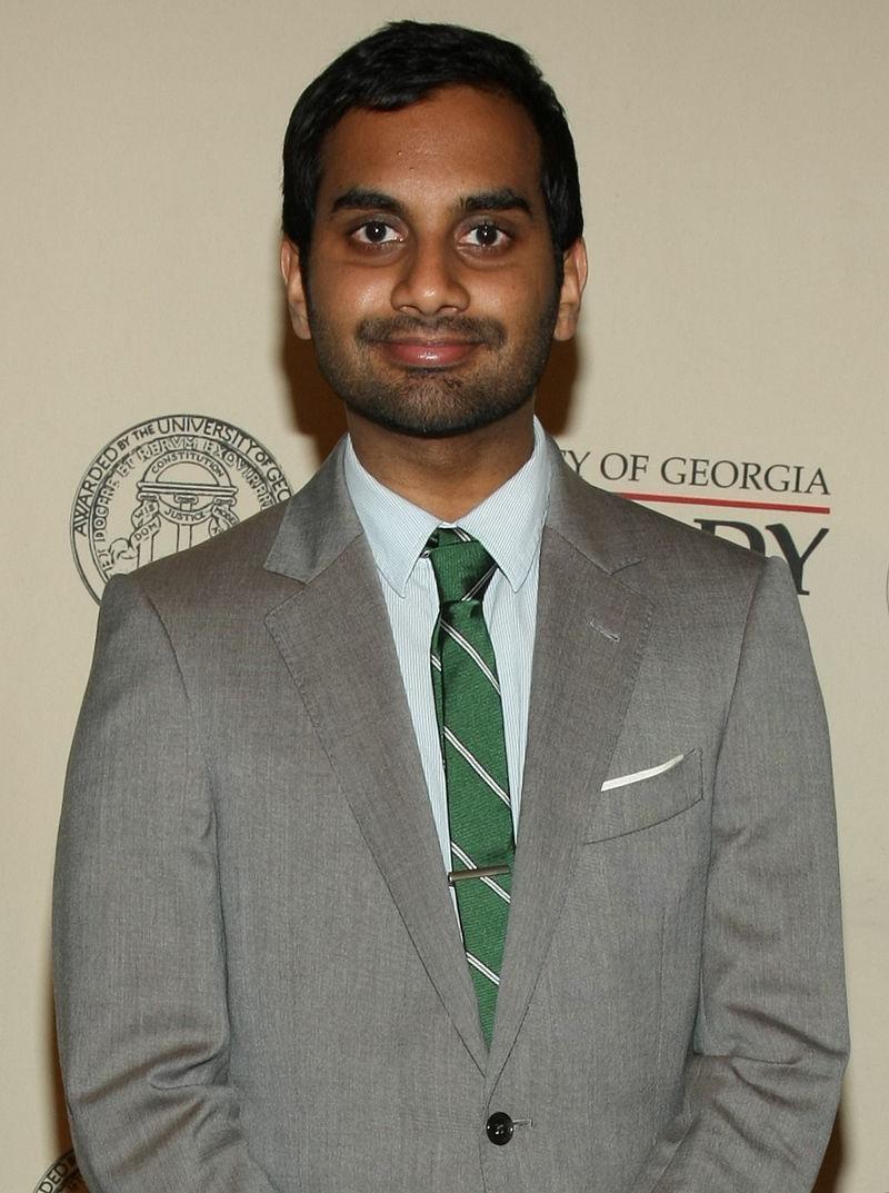 Aziz Ansari at a luncheon, taken in 2012. The author, actor, and comedian who has recently faced accusations of sexual misconduct. Photo via Creative Commons.