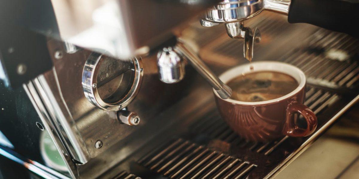 Small cup of coffee being brewed and served. Coffee is a delightful beverage with a rich history.