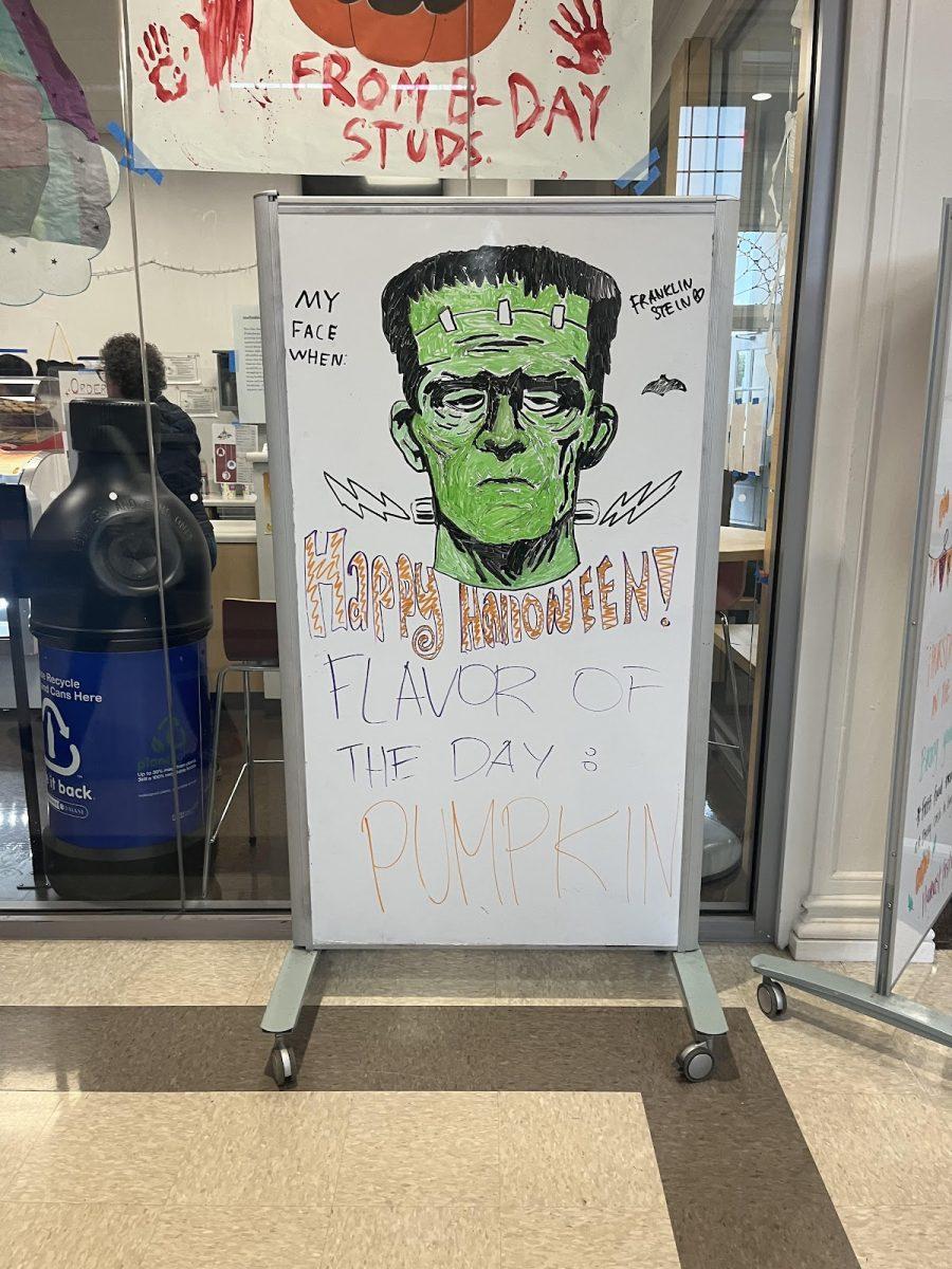 Franklin Student Store Draws Crowds… and Frankenstein, Too