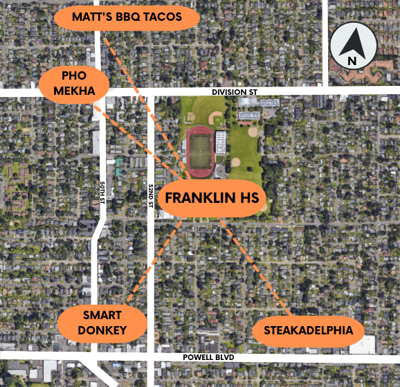 The Best Eateries Within Half a Mile of Franklin