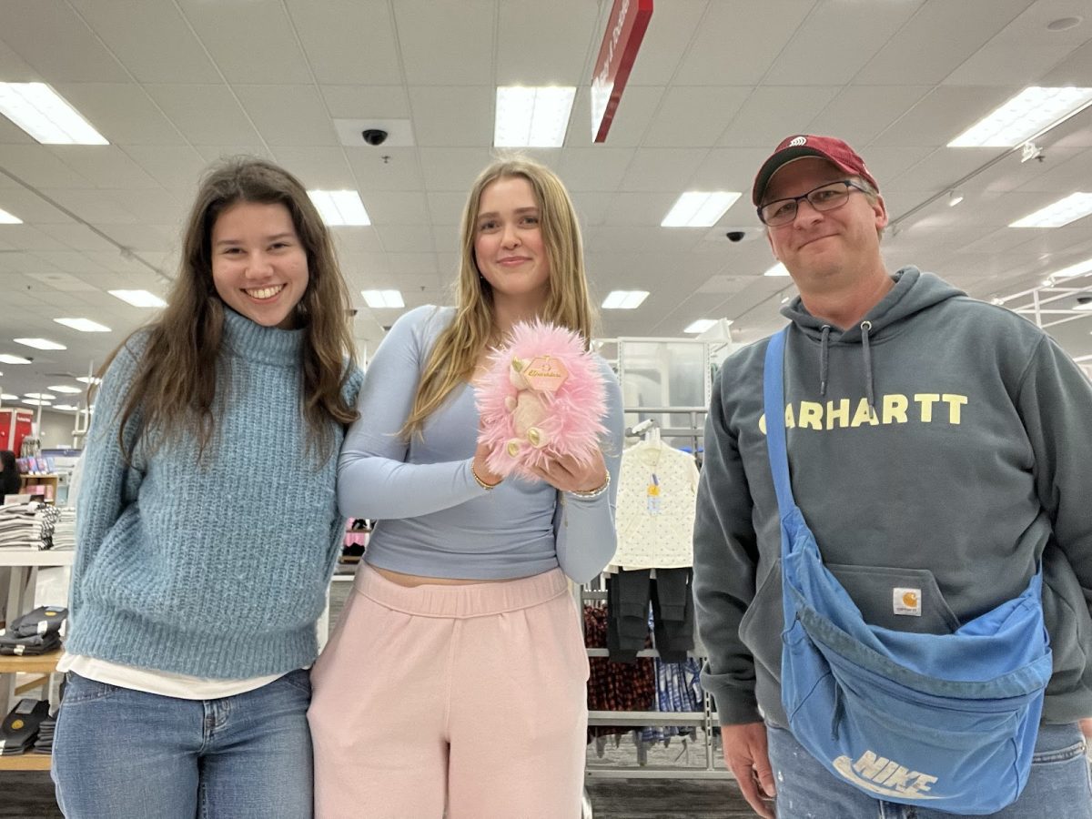 A peculiar sort of three musketeers: the authors, the stuffed hedgehog they threw at people, and a stranger — aka their victim. Asking to take a photo with this stranger is a form of rejection therapy, illustrating how easy it is to try for yourself! Photo by 