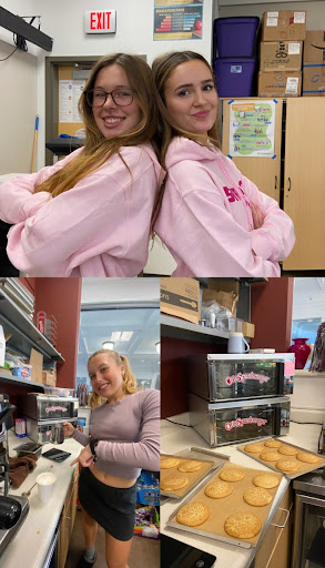 Students working in the Lightning Mart create food for staff and peers while they focus on the profits for fundraising. Photos by Luz Culbert-Nusser.
