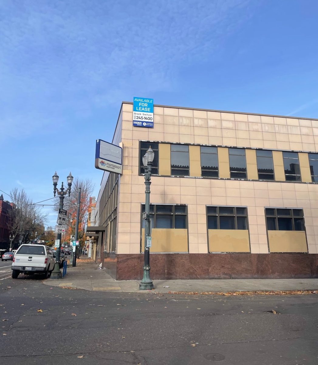 Photo caption: The site of Transition Projects’ new overnight emergency shelter located on 614 SE Grand Ave.. Along with the recently renovated CityTeam Portland shelter, it will provide increased access to safe shelter and a warm bed for homeless people in Portland. Photo by Sofie Salewsky.
