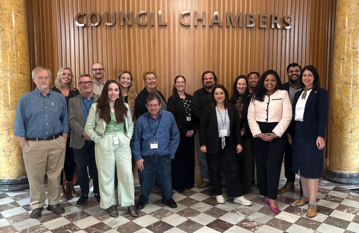 Several members of the Sustainability and Climate Commission. These commissioners hold online meetings once a month to discuss Portland’s climate action plan and sustainability goals. Photo by Harmonee Dashiell.